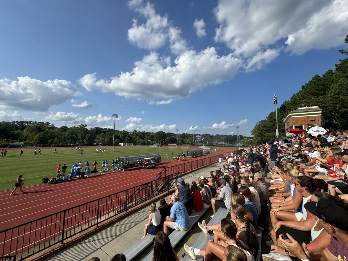 Great crowd on hand for Samford vs Alabama! 1-1 with 15 to go in the first half at Shauna Yelton Field! ⚽️