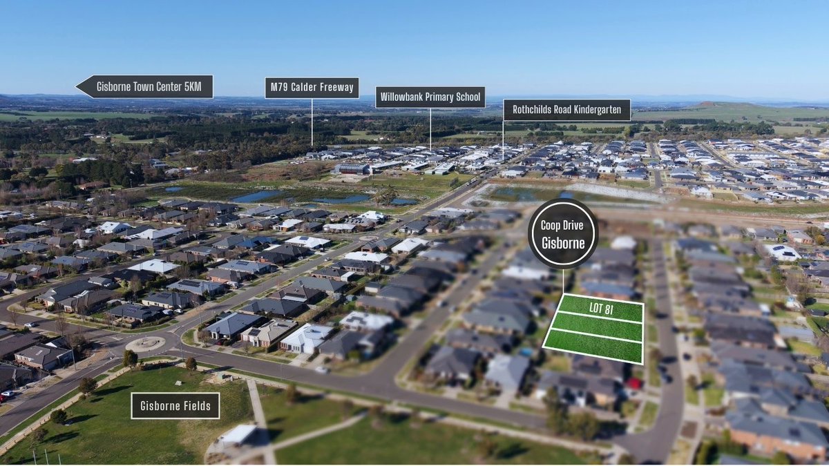 Coming soon: Rare large infill sites in Gisborne — titled and ready to build. #Property #Gisborne #MacedonRanges #VictoriaProperty #PropertyDevelopment #LandSales #InvestmentProperty #Builders