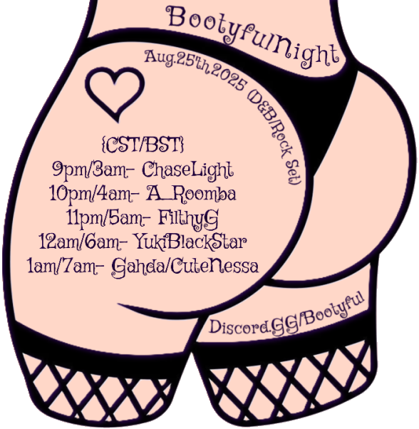 Hey tmr. night you should swing on by of you play #VRChat cause im throwing a little something of my own. With various djs &amp; whatnot. #Chairs #Bootyful 💜🍑💜🍑💜🍑💜🍑