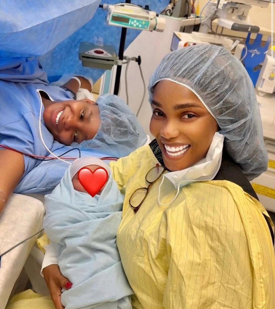 Dr Farouk (@dr_pharouk) on Twitter photo Iyabo Ojo & Priscilla Ojo welcomes their newborn baby. Our Naija + Tanzanian baby don land - This is so beautiful.β€οΈ
Congratulations to the entire family! πβ€οΈ Iyabo Ojo & Priscilla Ojo welcomes their newborn baby. Our Naija + Tanzanian baby don land - This is so beautiful.β€οΈ
Congratulations to the entire family! πβ€οΈ