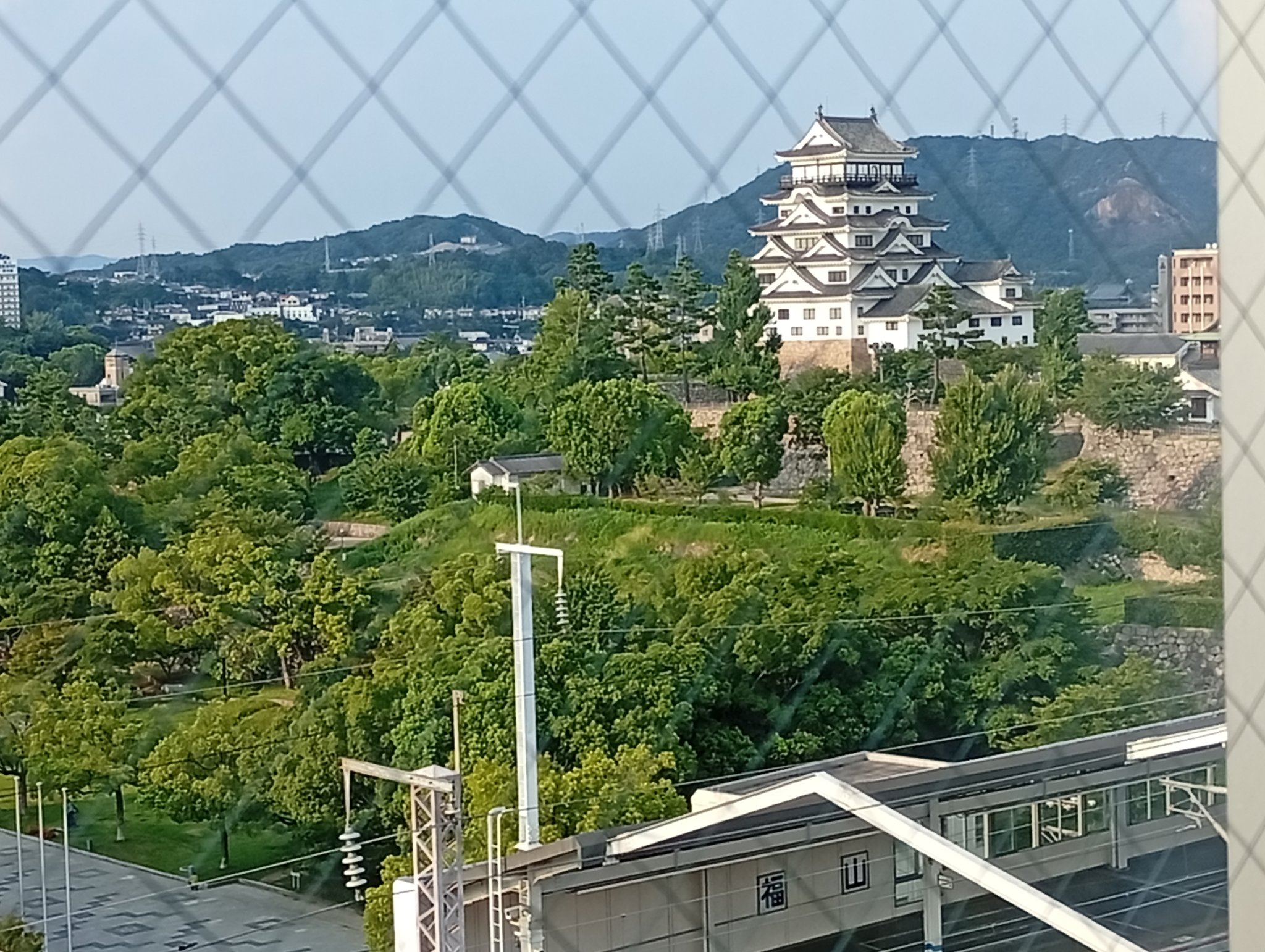 奥村ユズル 水彩画原画 ドイツ古城街道の小さなホテル 奥村