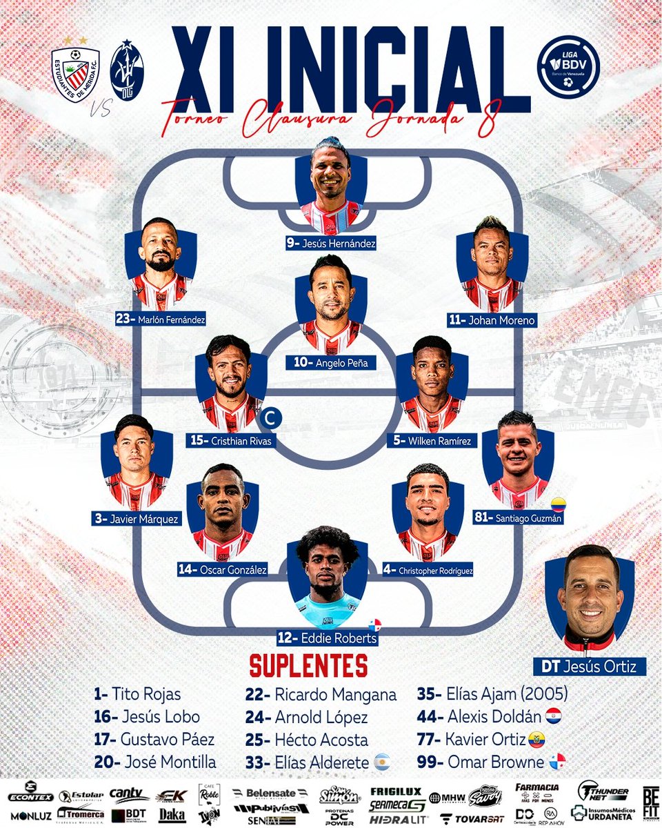Estudiantes de Mérida FC (@estudiantesmefc) on Twitter photo 𝙀𝙨𝙩𝙚 𝙚𝙨 𝙣𝙪𝙚𝙨𝙩𝙧𝙤 𝙓𝙄 𝙥𝙖𝙧𝙖 𝙚𝙣𝙛𝙧𝙚𝙣𝙩𝙖𝙧 𝙖 <a href="/DvoLaGuaira/">Deportivo La Guaira 🔱</a> 𝙥𝙤𝙧 𝙡𝙖 𝙟𝙤𝙧𝙣𝙖𝙙𝙖 𝟴 𝙙𝙚𝙡 𝙏𝙤𝙧𝙣𝙚𝙤 𝘾𝙡𝙖𝙪𝙨𝙪𝙧𝙖 𝙙𝙚 𝙡𝙖 <a href="/LigaFUTVE/">Liga Banco de Venezuela</a> 🔥🇮🇩🔝💯
#elequipodelpueblomerideño 𝙀𝙨𝙩𝙚 𝙚𝙨 𝙣𝙪𝙚𝙨𝙩𝙧𝙤 𝙓𝙄 𝙥𝙖𝙧𝙖 𝙚𝙣𝙛𝙧𝙚𝙣𝙩𝙖𝙧 𝙖 <a href="/DvoLaGuaira/">Deportivo La Guaira 🔱</a> 𝙥𝙤𝙧 𝙡𝙖 𝙟𝙤𝙧𝙣𝙖𝙙𝙖 𝟴 𝙙𝙚𝙡 𝙏𝙤𝙧𝙣𝙚𝙤 𝘾𝙡𝙖𝙪𝙨𝙪𝙧𝙖 𝙙𝙚 𝙡𝙖 <a href="/LigaFUTVE/">Liga Banco de Venezuela</a> 🔥🇮🇩🔝💯
#elequipodelpueblomerideño
