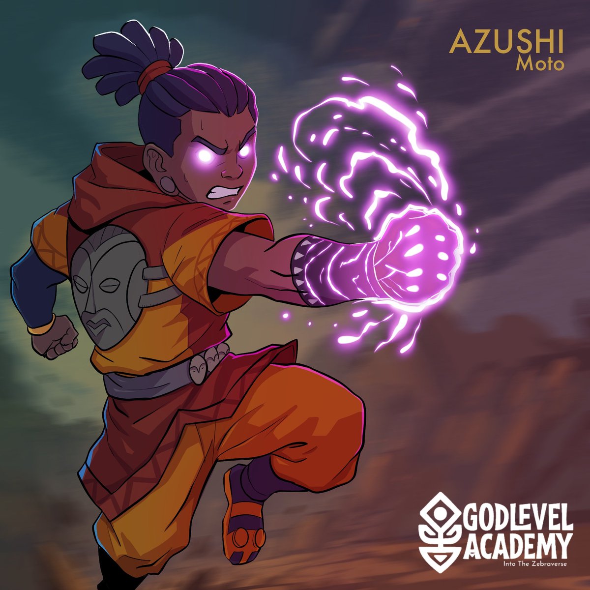 🇬🇧
New week. New battles. 💪 Face them head-on like Azushi—focused, fired up, unstoppable. ⚡

🇫🇷
Nouvelle semaine. Nouveaux défis. 💪 Affronte-les comme Azushi — concentré, enflammé, inarrêtable. ⚡ #GodLevelAcademy #Zebraverse