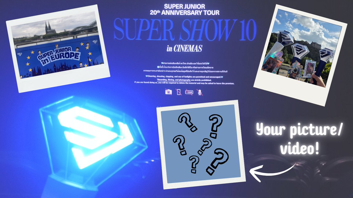ELF EUROPE (@elf_europe) on Twitter photo 📢 WANTED: PICTURES/VIDEOS 📢
💡 We want to compile a short film about Europe ELF's cinema experience! Send us any material you have!
🗓️ Deadline: 31 August 2025
📩 elf_europe@yahoo.com (pics possible via dm, vids only via email)
#SUPERJUNIOR #SUPERSHOW10_in_Europe 📢 WANTED: PICTURES/VIDEOS 📢
💡 We want to compile a short film about Europe ELF's cinema experience! Send us any material you have!
🗓️ Deadline: 31 August 2025
📩 elf_europe@yahoo.com (pics possible via dm, vids only via email)
#SUPERJUNIOR #SUPERSHOW10_in_Europe
