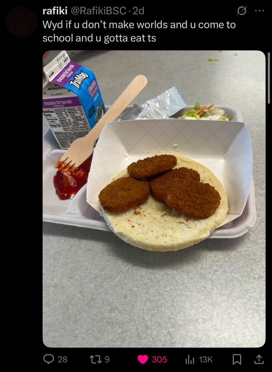 <a href="/RealPotatoBS/">PotatoBS</a> Bro saw his lunch and said nah I’m going to worlds 😭