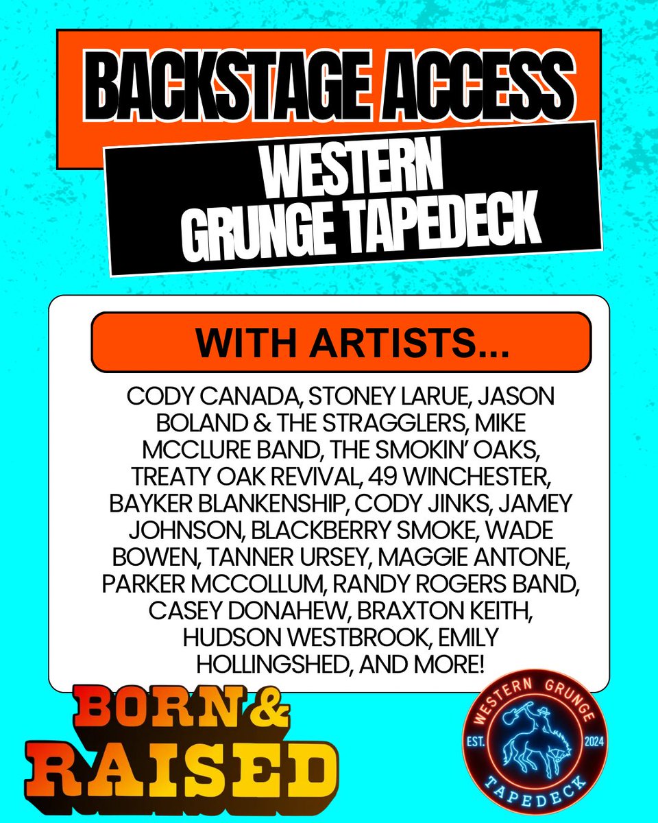 Waco was more than kind to us, but now we’re onto Pryor, OK in 17 days. 👀 catch the WGT crew on the Horizon Stage for a live podcast each day, along with plenty of behind the scenes content.

Who else is gonna be burning it down at Born &amp; Raised? 🔥