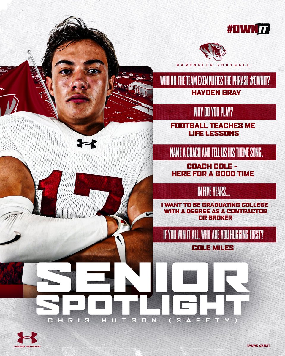 Senior Spotlight Chris Hutson #OwnIt