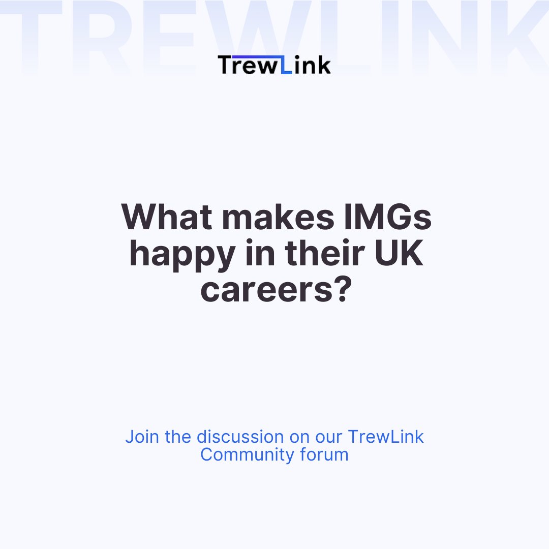 What truly affects the career satisfaction of IMGs in the UK?

community.trewlink.com/career-forum-r…

#IMG #UKDoctors #MedicalTraining #HealthcareHeroes #CareerChallenges #MedEd #InternationalDoctors #WorkLifeBalance