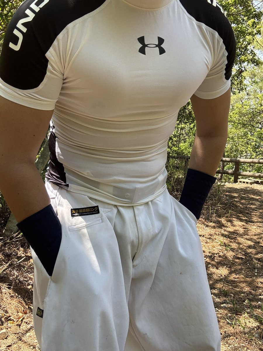 今日の現場1人なんで白で統一しといた☺️