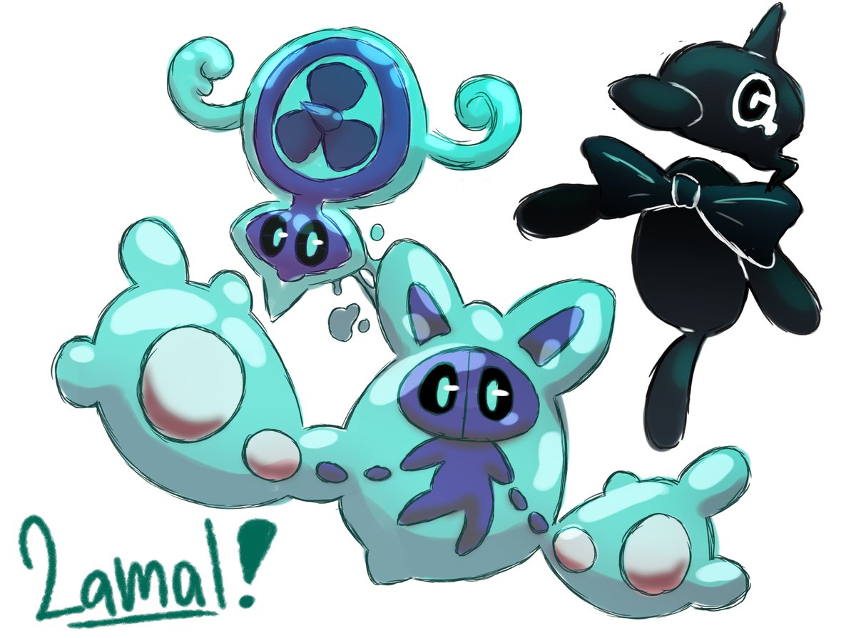 Art from a art session with <a href="/SaltyandLucky/">Lamalchans</a> , <a href="/Lowky_dessin/">⭐️Chimika🌻</a> ,<a href="/SlajiG/">Slaji 🇵🇸</a> !!!!

Did some pokesonas !!! ✨✨✨