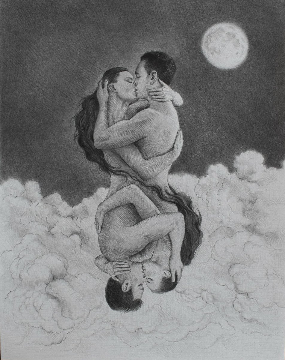 Mientras beso tus labios, mi cuerpo se olvida de la gravedad... solo tú me sabes llevar a las nubes. #PuesEso
¡Feliz descanso!🌛🌛
(Night and day-Raoof Haghighi-2024)