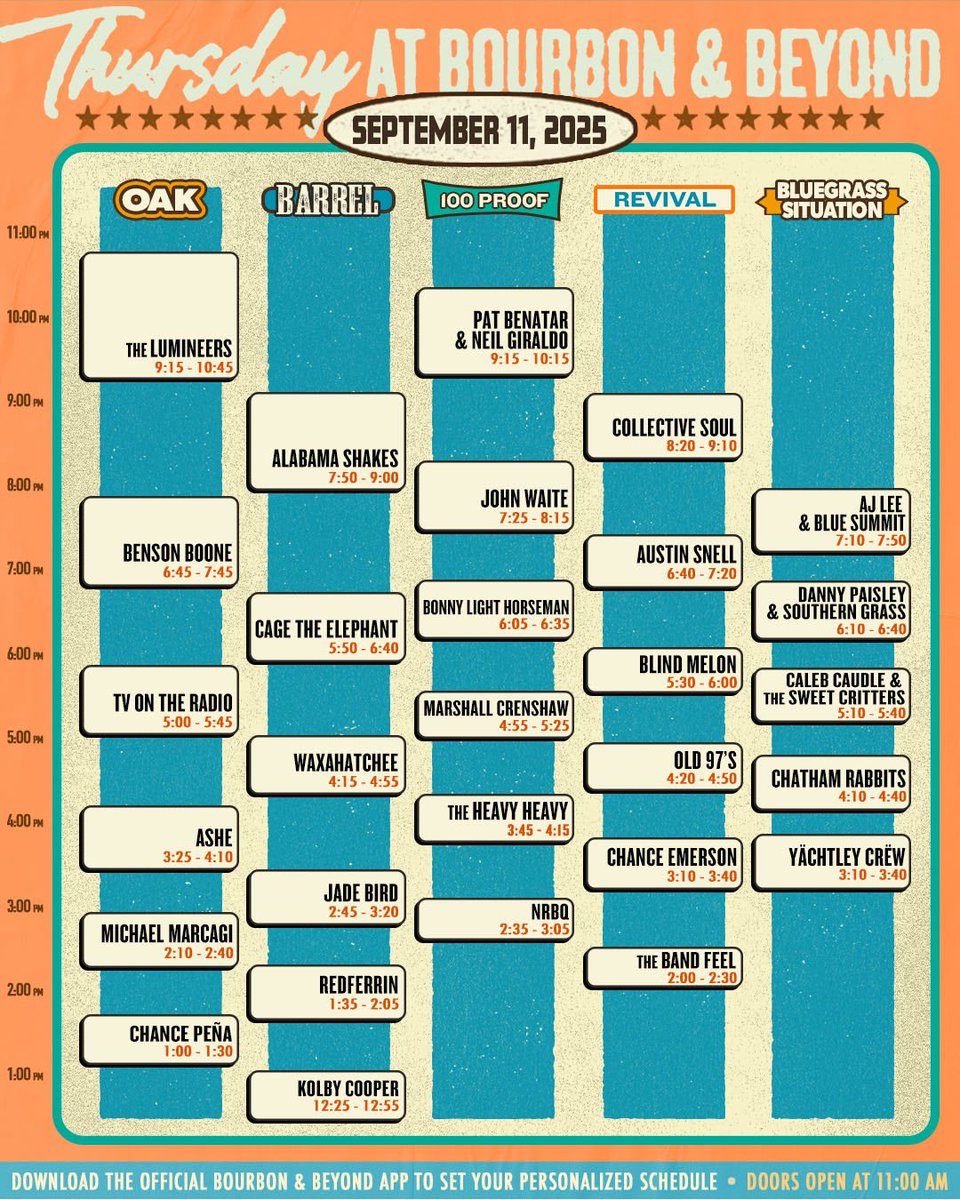 Honored to close down <a href="/TheBGSituation/">BGS</a> Stage on the final day of <a href="/BourbonNBeyond/">Bourbon & Beyond</a>! Sunday, September 14th in Louisville, KY! Hope to see ya there! 

🎟️: leftoversalmon.com/tour