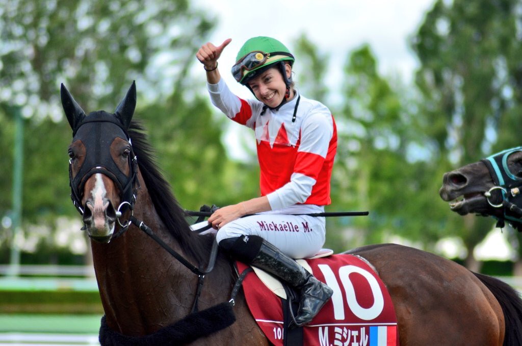 rebelsart's tweet image. 🥇Happy Anniversary🥇
2019-8-25 🇫🇷 Mickaëlle Michel🇯🇵@MickaelleMichel 1st #JRA win with Suave Aramis in the #WASJ‼️🏇🥰
#NeverGiveUp #WorkHard #MickaelleMichel
#ミカエルミシェル
@FredericSpanu @noriri4 @ma_ouma1 @sebgoursaud @KFrnch @Jarjayes117 @CBredar @girolamodmm @zonahipica