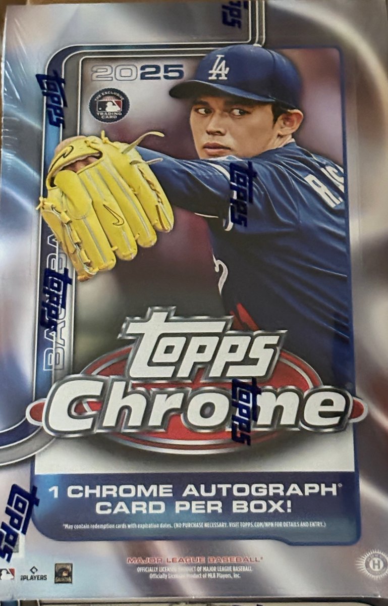Card Purchaser (@cardpurchaser) on Twitter photo Want to win a free 2025 Topps Chrome HOBBY Box?
- Follow <a href="/CardPurchaser/">Card Purchaser</a>
- Repost this post
- Reply and name your favorite baseball player
Winner drawn 8/27 at 9pm central! US shipping please! Scroll my feed daily. ⚾️ Want to win a free 2025 Topps Chrome HOBBY Box?
- Follow <a href="/CardPurchaser/">Card Purchaser</a>
- Repost this post
- Reply and name your favorite baseball player
Winner drawn 8/27 at 9pm central! US shipping please! Scroll my feed daily. ⚾️