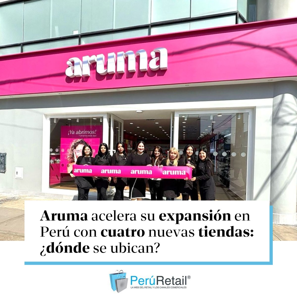 🔴🛍️💅🏼Aunque avanza con paso firme en Colombia y México, la cadena de belleza no descuida el mercado peruano y acaba de sumar nuevas aperturas en zonas estratégicas para reforzar su liderazgo. Entérate aquí. ►zurl.co/bfUSz 

#Aruma #marcaperuana #expansion #retail