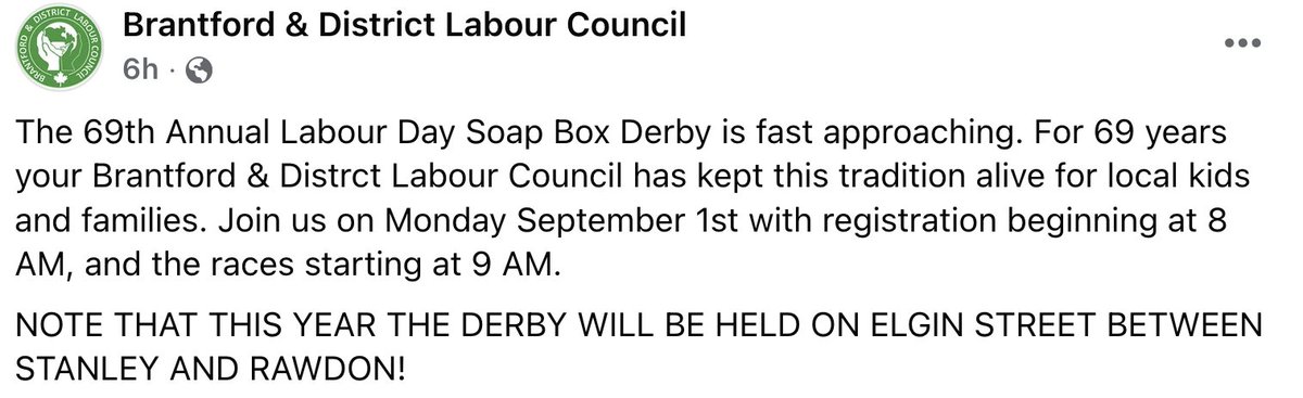 Brantford and District Labour Council tweet media