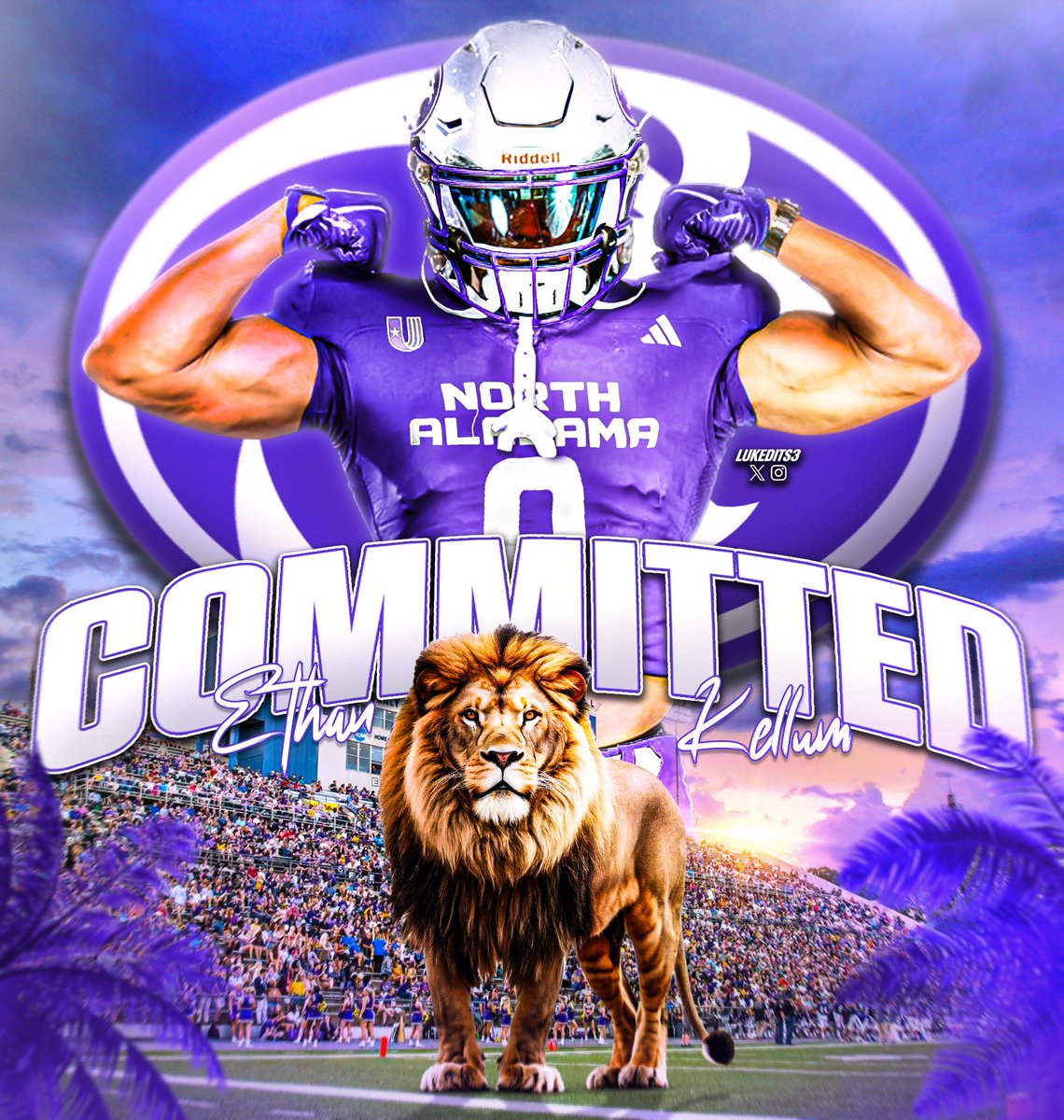 Lets work.
<a href="/UNAFootball/">North Alabama Football</a>