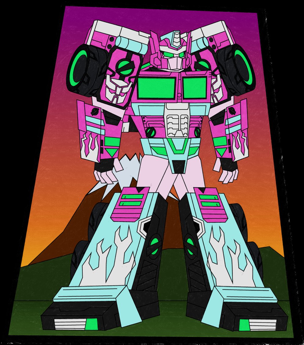 #transformersNitro Rose Prime!!!

Based on pink blokees prime and a weird clear plastic pink and blue ko of the world's smallest transformers optimus I saw on Google ^^