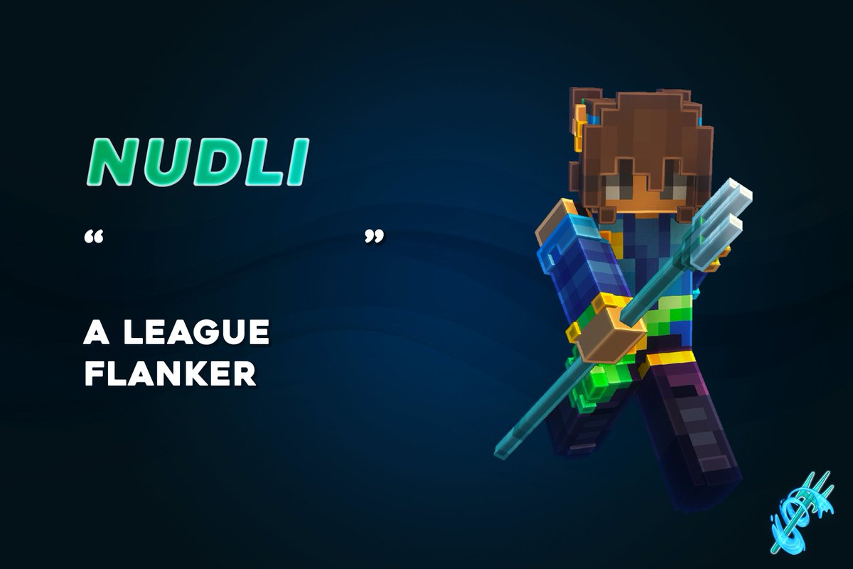 Introducing our incredible flanker and Riptide's #1 player in kills: Nudli!

"           "

(she is not a woman of many words)