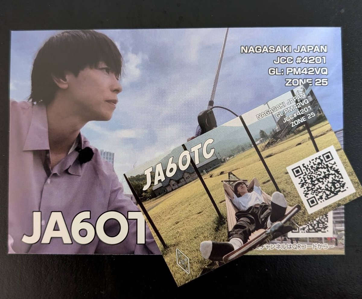 たくてれ。さんと久し振りにお話出来ました🤗未だQSOは出来てませんが、気にかけてくれていて嬉しかった😊私の出身地·札幌の話で盛り上がったのも楽しかったです😊次は是非、☃️札幌でお逢い出来たらと思います🤭
＃アマチュア無線
#たくてれ。
#ハムフェア2025