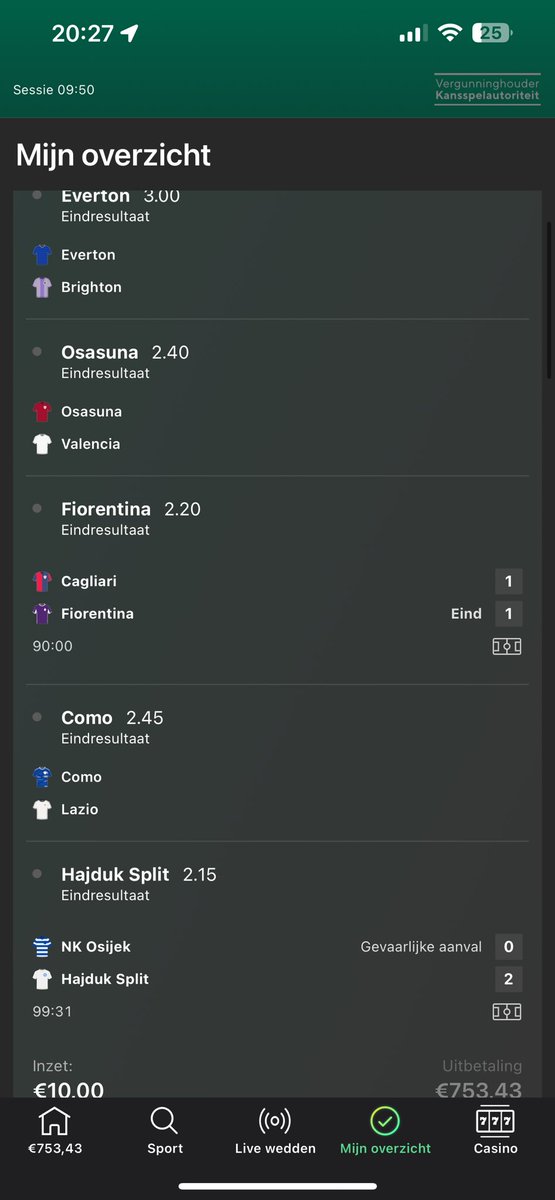 Wonder van een weekend, voor het eerst in m’n leven goed uitgecasht en Berghuis speelde een redelijk tot goede wedstrijd wat ik voor mijzelf kan accepteren.