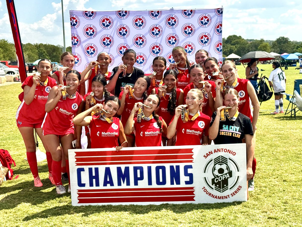 Macy ODell (@macysoccer13) on Twitter photo So proud of my team!! We did not allow a single goal all weekend! I was fortunate to contribute with several goals and assists and we finished as the 2025 Copa Del Ray Tournament Champions!! 🏆⚽️ <a href="/sacitysc/">San Antonio City Soccer Club</a> <a href="/GAcademyLeague/">Girls Academy</a> #SACityProud
<a href="/ImYouthSoccer/">ECNL/GA/Recruiting/College Soccer</a> <a href="/6a_28/">SA High School & Club Soccer</a> <a href="/ChampionSoccer/">We Are Champion Soccer</a> So proud of my team!! We did not allow a single goal all weekend! I was fortunate to contribute with several goals and assists and we finished as the 2025 Copa Del Ray Tournament Champions!! 🏆⚽️ <a href="/sacitysc/">San Antonio City Soccer Club</a> <a href="/GAcademyLeague/">Girls Academy</a> #SACityProud
<a href="/ImYouthSoccer/">ECNL/GA/Recruiting/College Soccer</a> <a href="/6a_28/">SA High School & Club Soccer</a> <a href="/ChampionSoccer/">We Are Champion Soccer</a>