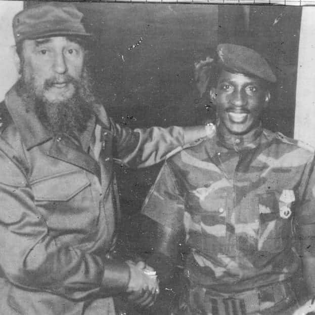 🚨🇨🇺🇧🇫 Fidel Castro and Thomas Sankara.