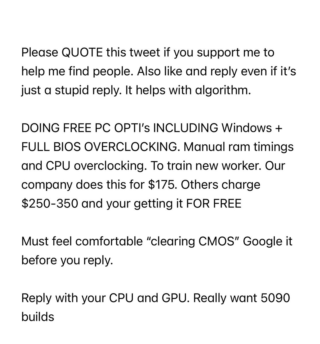 AllSkillNoTalk | PC & Internet Tweaker / Optimizer tweet media