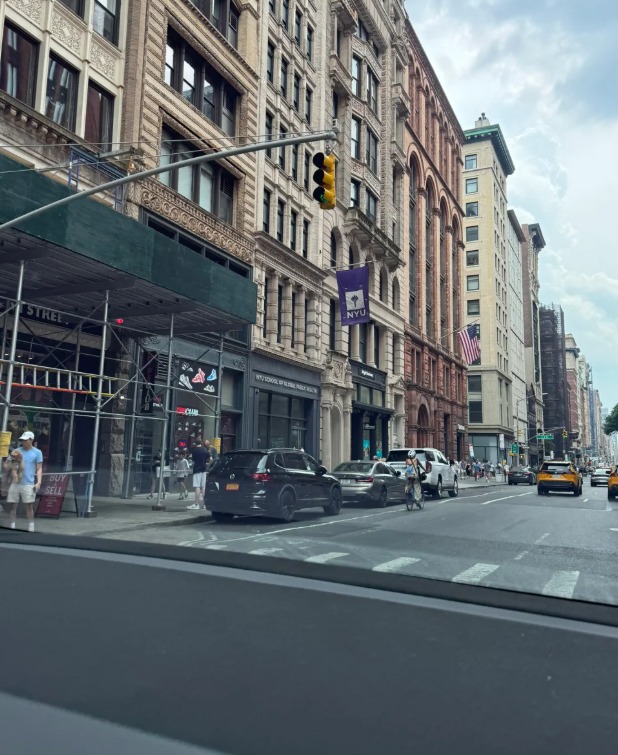 This is New York, one of the top ten financial centers in the world.