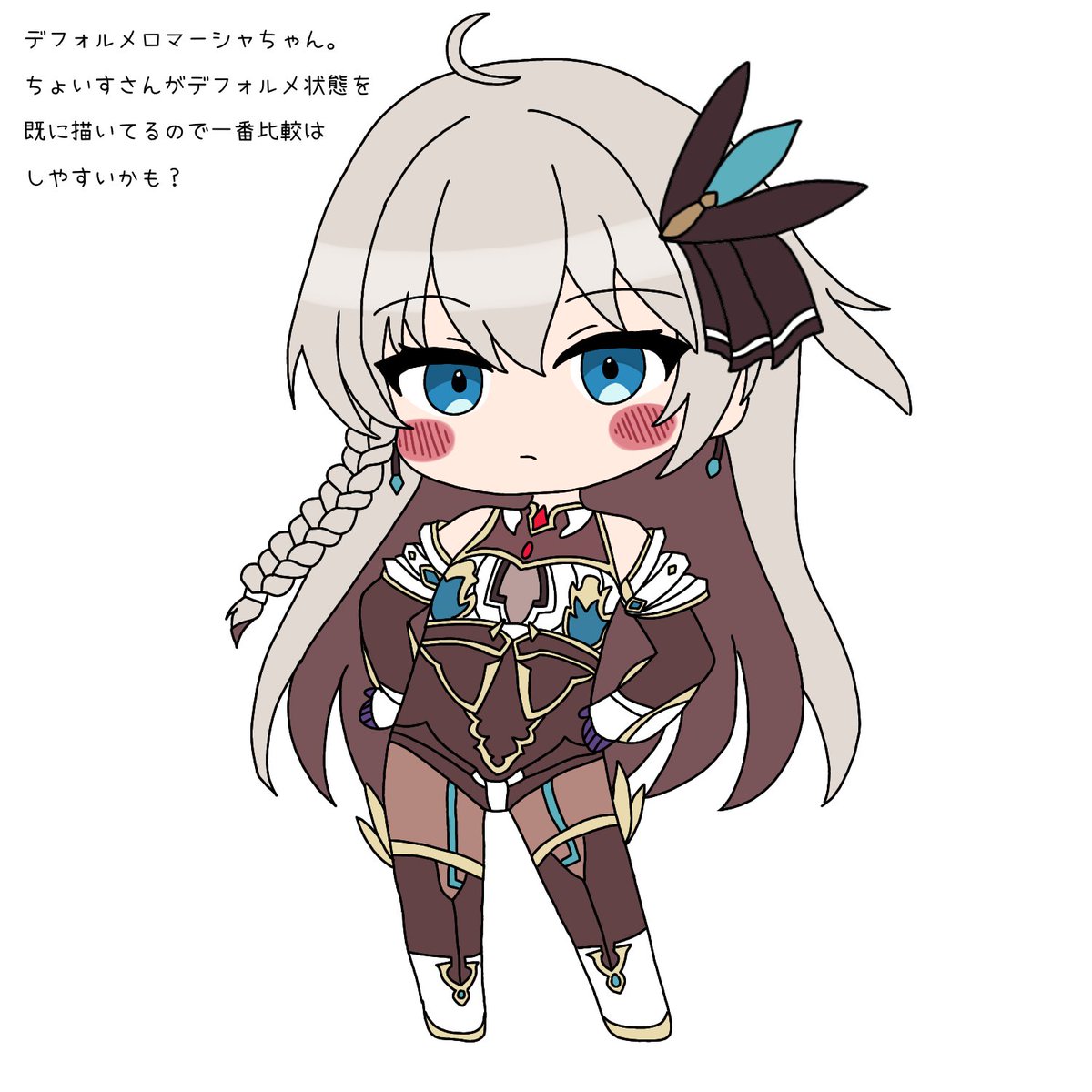 最近デフォルメの練習してます。