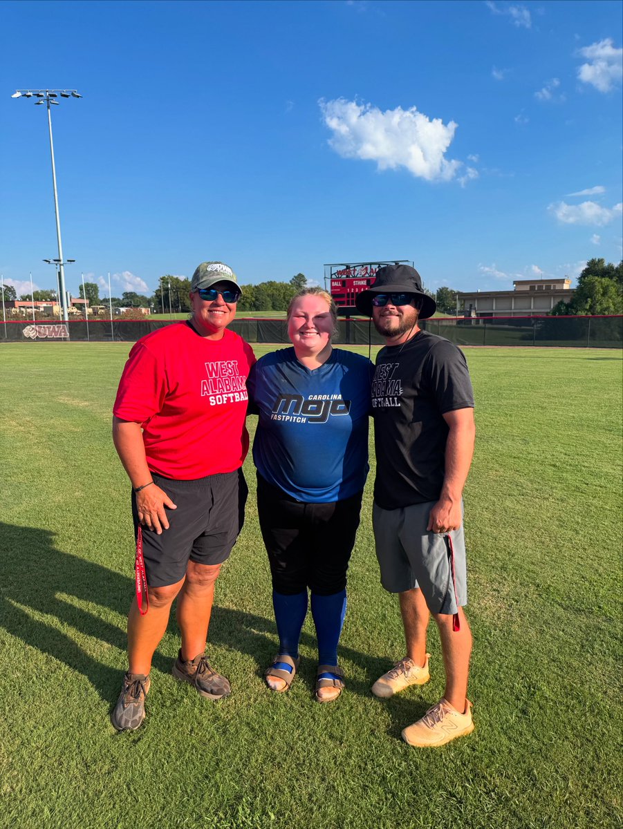 2027 Kari Denard spent the weekend in Alabama for <a href="/UWA_Softball/">UWA Softball</a> camp. Thank you coaches for having her and running an outstanding camp.