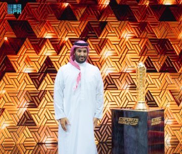 #ولي_العهد .. وجه السعد 🇸🇦 💚

 #ولي_العهد_في_EsportsWorldCup