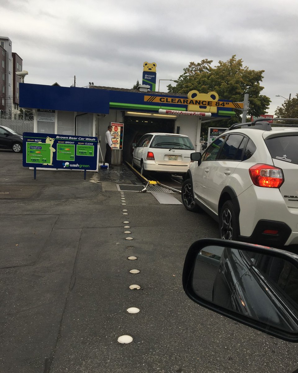 That moment when you're next in line for your turn to shine... ✨🚗 Take a deep breath, turn up your favorite song, and get ready for the Brown Bear magic to begin.