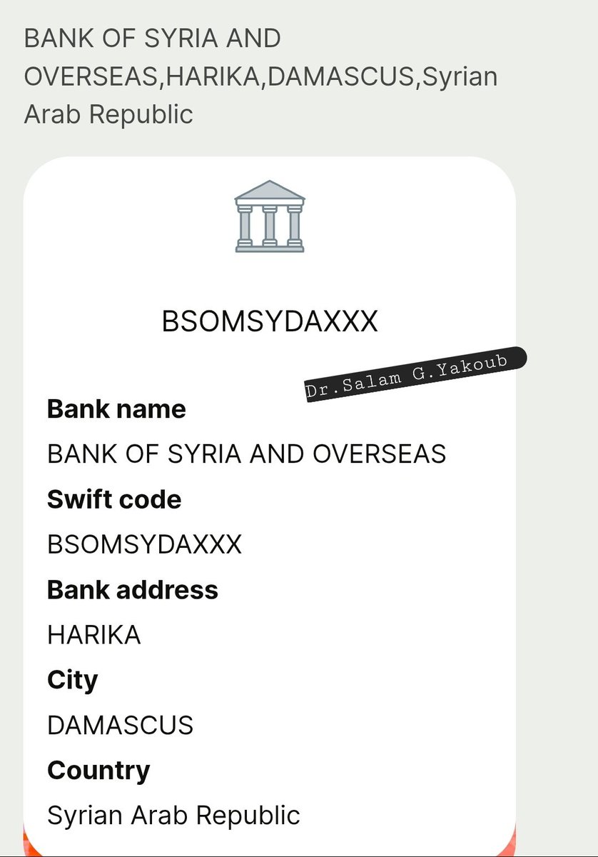 رسميا بدأت أنظمة البنوك الدولية تفعيل البنوك السورية من خلال رمز SWIFT
