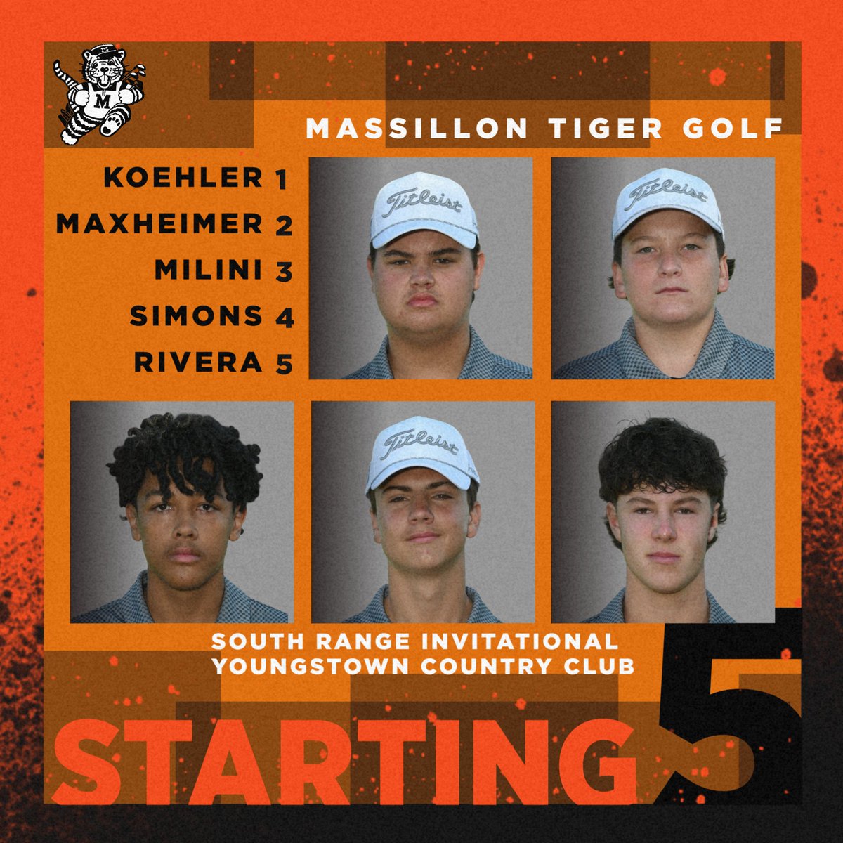 Massillon Boys Golf (@mtigerbgolf) on Twitter photo The Tigers head to Youngstown Country Club tomorrow to play in the South Range Invitational. <a href="/MTigerAthletics/">Massillon Tigers</a> <a href="/massillonwhs/">WHS</a> <a href="/MassillonSchool/">Massillon City Schools</a> <a href="/koehler_11/">Aiden Koehler</a> <a href="/CarterMaxheime1/">Carter Maxheimer</a> <a href="/ginom_16/">Gino Milini</a> <a href="/SimonsMaso16039/">Mason Simons</a> The Tigers head to Youngstown Country Club tomorrow to play in the South Range Invitational. <a href="/MTigerAthletics/">Massillon Tigers</a> <a href="/massillonwhs/">WHS</a> <a href="/MassillonSchool/">Massillon City Schools</a> <a href="/koehler_11/">Aiden Koehler</a> <a href="/CarterMaxheime1/">Carter Maxheimer</a> <a href="/ginom_16/">Gino Milini</a> <a href="/SimonsMaso16039/">Mason Simons</a>
