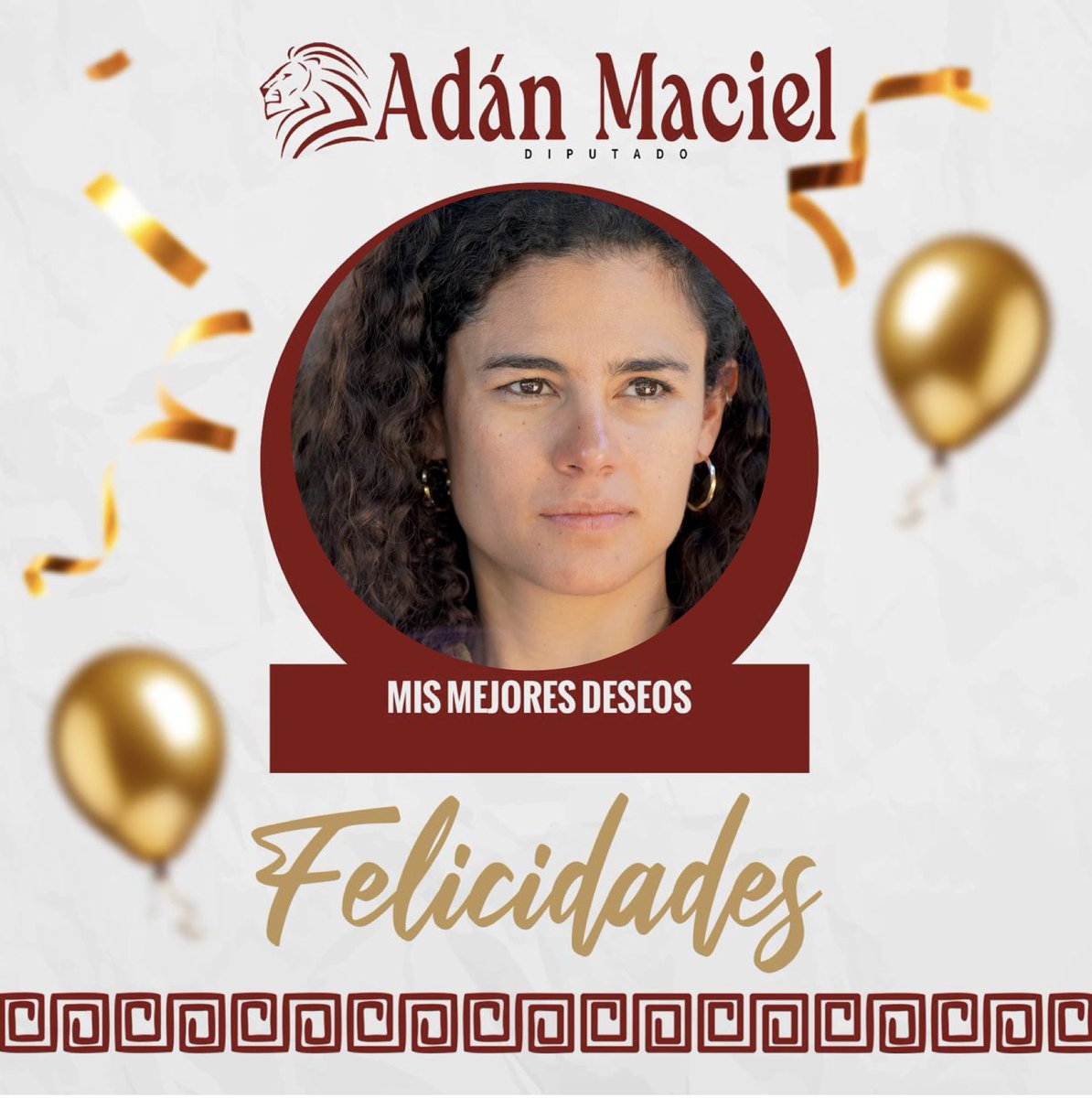 Deseo que siga pasando un muy feliz cumpleaños Lic. <a href="/LuisaAlcalde/">Luisa Alcalde</a> , Presidenta Nacional de Morena. 
Le deseo un camino lleno de bendiciones salud y éxitos.