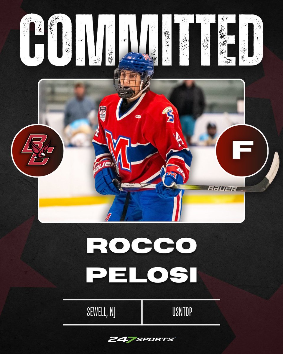 BC Hockey's #1 Podcast (@contecast) on Twitter photo 5⭐ forward Rocco Pelosi to BC: You're gonna want to save this one 📌
Pelosi is set for two seasons with the <a href="/USAHockeyNTDP/">USA Hockey’s NTDP</a> after 140 points in 60 games last season 😮💨
#forbostonalways🦅 5⭐ forward Rocco Pelosi to BC: You're gonna want to save this one 📌
Pelosi is set for two seasons with the <a href="/USAHockeyNTDP/">USA Hockey’s NTDP</a> after 140 points in 60 games last season 😮💨
#forbostonalways🦅