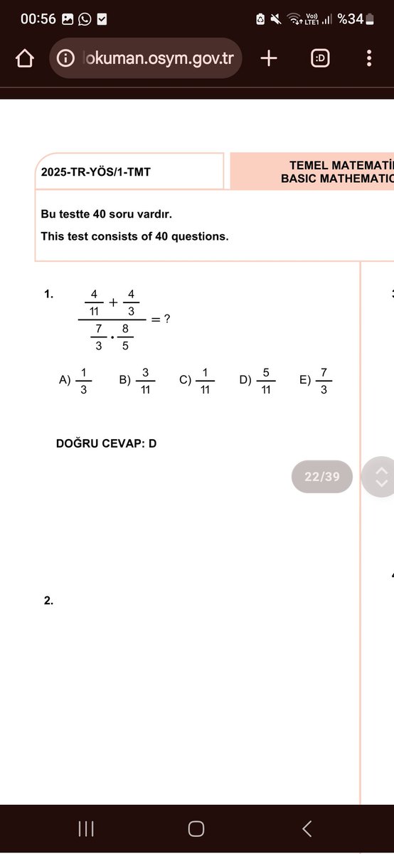 Şunu görmüşken demek istiyorum bu sınav sadece beni rahatsız ediyor olamaz lütfen odtü boğaziçi itü gibi okulların yabancı öğrenci kontenjanlarına bakın sonra çıkmış yös sorularına yös ile tıp bile okuyorlar hem de nerdeyse tüm üniversitelerde koyduklarım 2025 yös1
