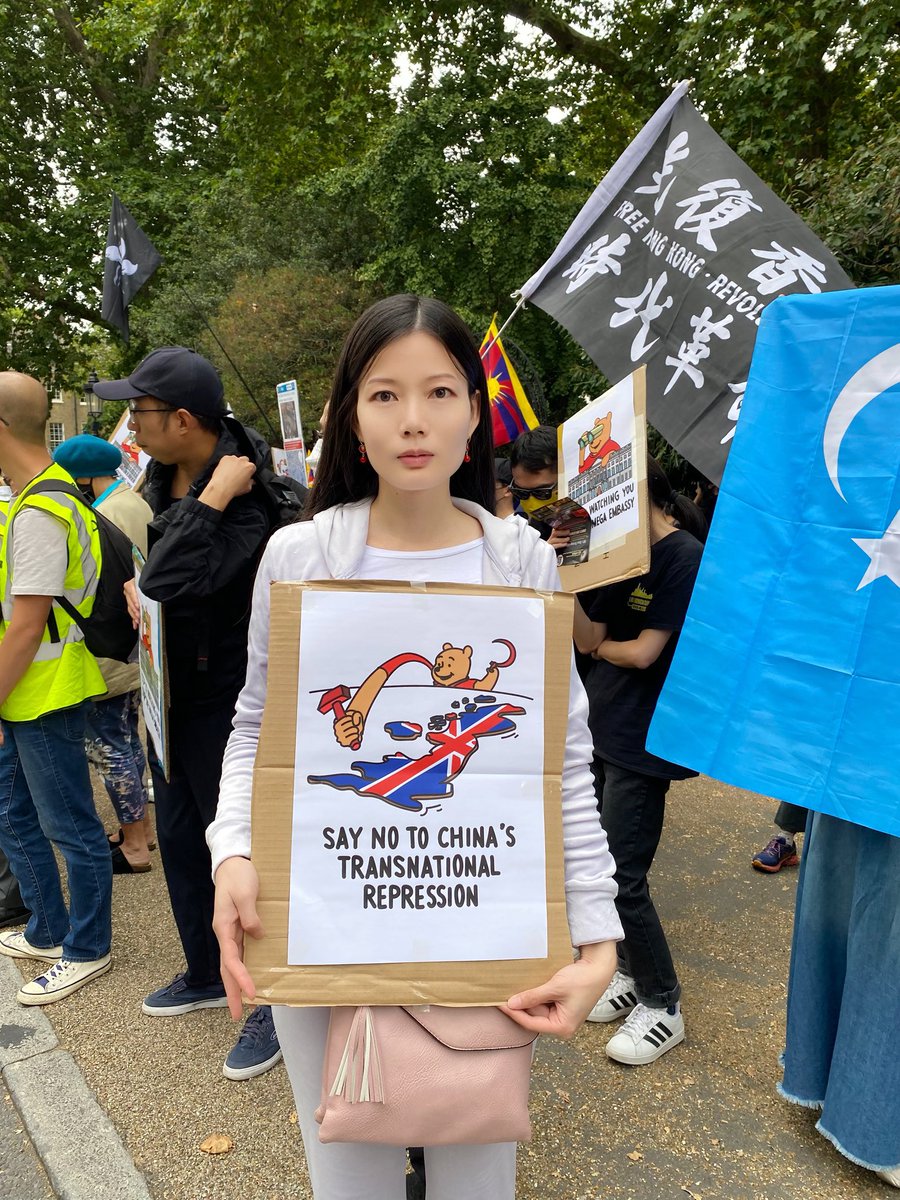 msnjusri's tweet photo. On August 23, 2025, I participated in a protest march organized by a Hong Kong group opposing China’s plan to build a super embassy at the former Royal Mint site in London. The march route started at the Hong Kong Economic and Trade Office, London, and ended at Whitehall. https://t.co/QLOgJbV3Pg