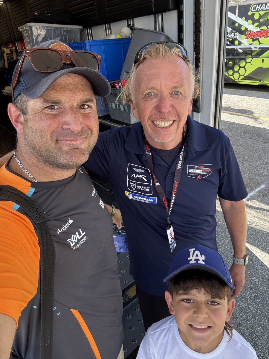 DM_Medic's tweet photo. Beautiful Day at VIR for the GT Challenge. Got to see some great cars up close and @PaulF1B from @Heart_Of_Racing and @theparcferme was a pleasure to meet and he sure did take care of my son at his first @IMSA race. https://t.co/Ohj0GDD7aU