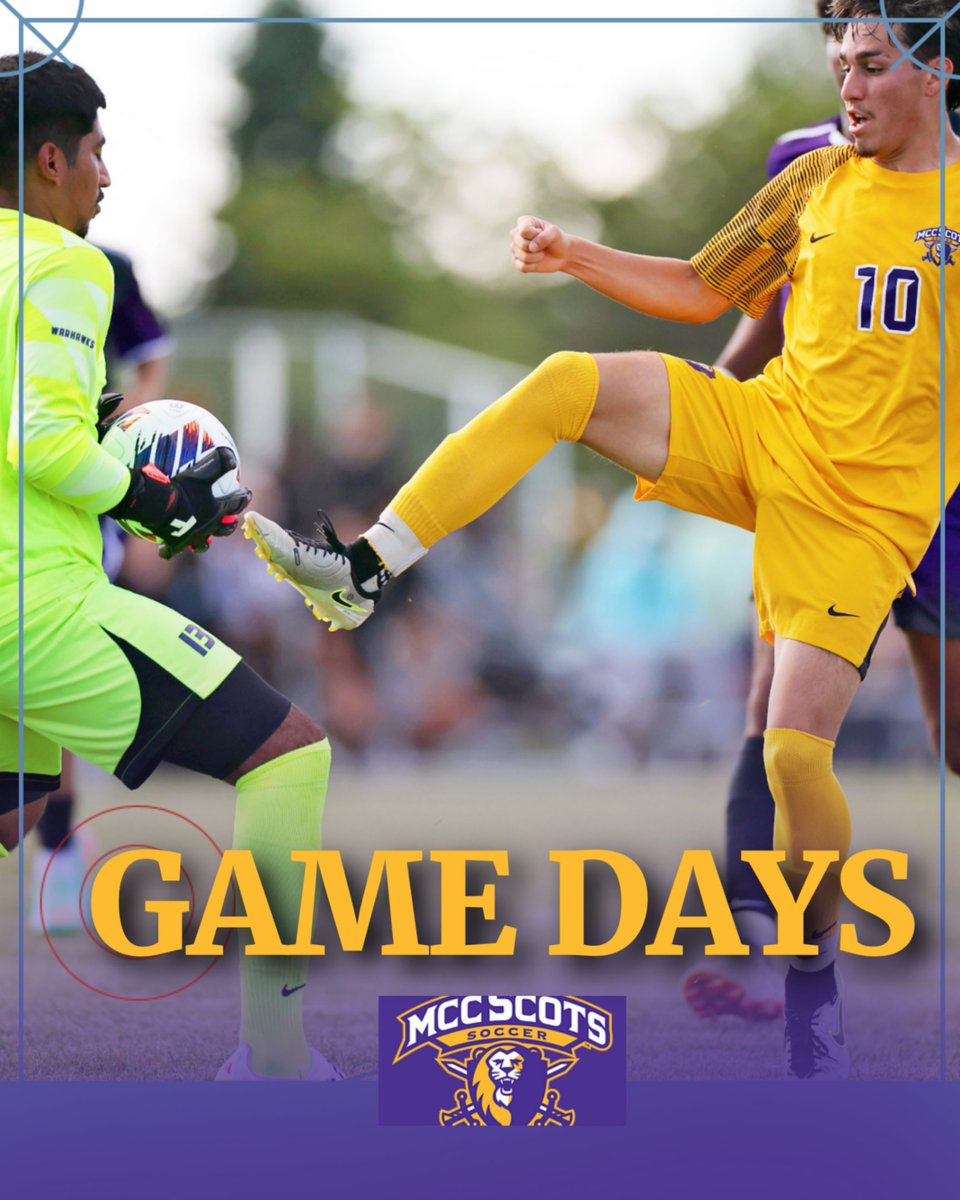 This week in Men's ⚽️🦁
Tuesday 8.26 Prairie State @🏡 home
Thursday 8.28 Truman College away 🚙 
Good luck Scots🔥 #ScotPride