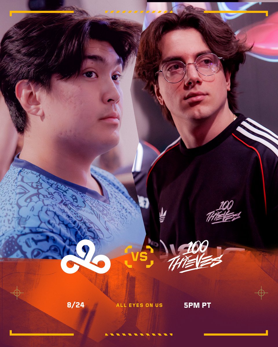 The only way to control their fate is to win here. #VCTAmericas 

⚔️ <a href="/Cloud9/">Cloud9</a> vs <a href="/100T_VAL/">100 Thieves VALORANT</a> 
🗺️ Haven/Icebox/Corrode
📺 valorantesports.com