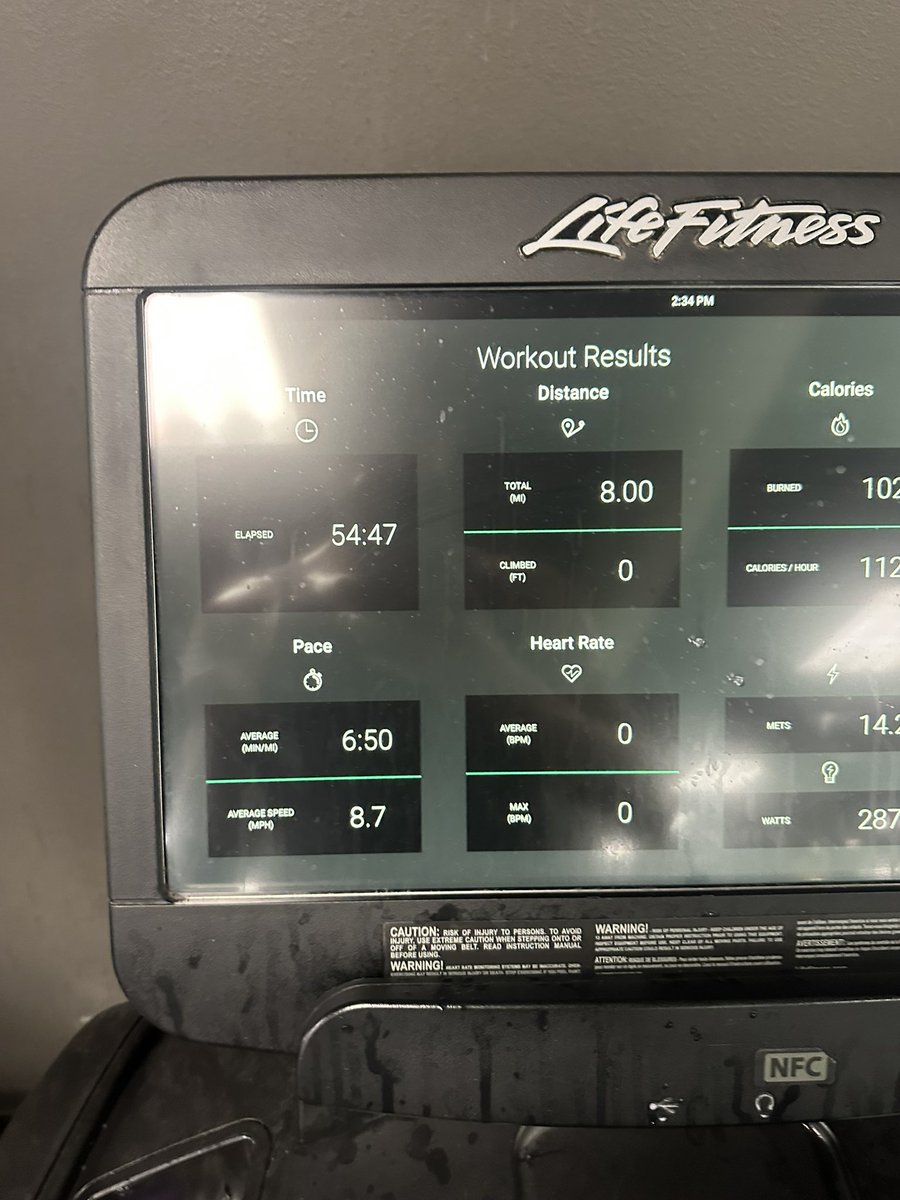 8 miles 6:50 pace! To go places you’ve never been you gotta do things you’ve never done. Don’t be afraid to make yourself feel uncomfortable 🦾🦾