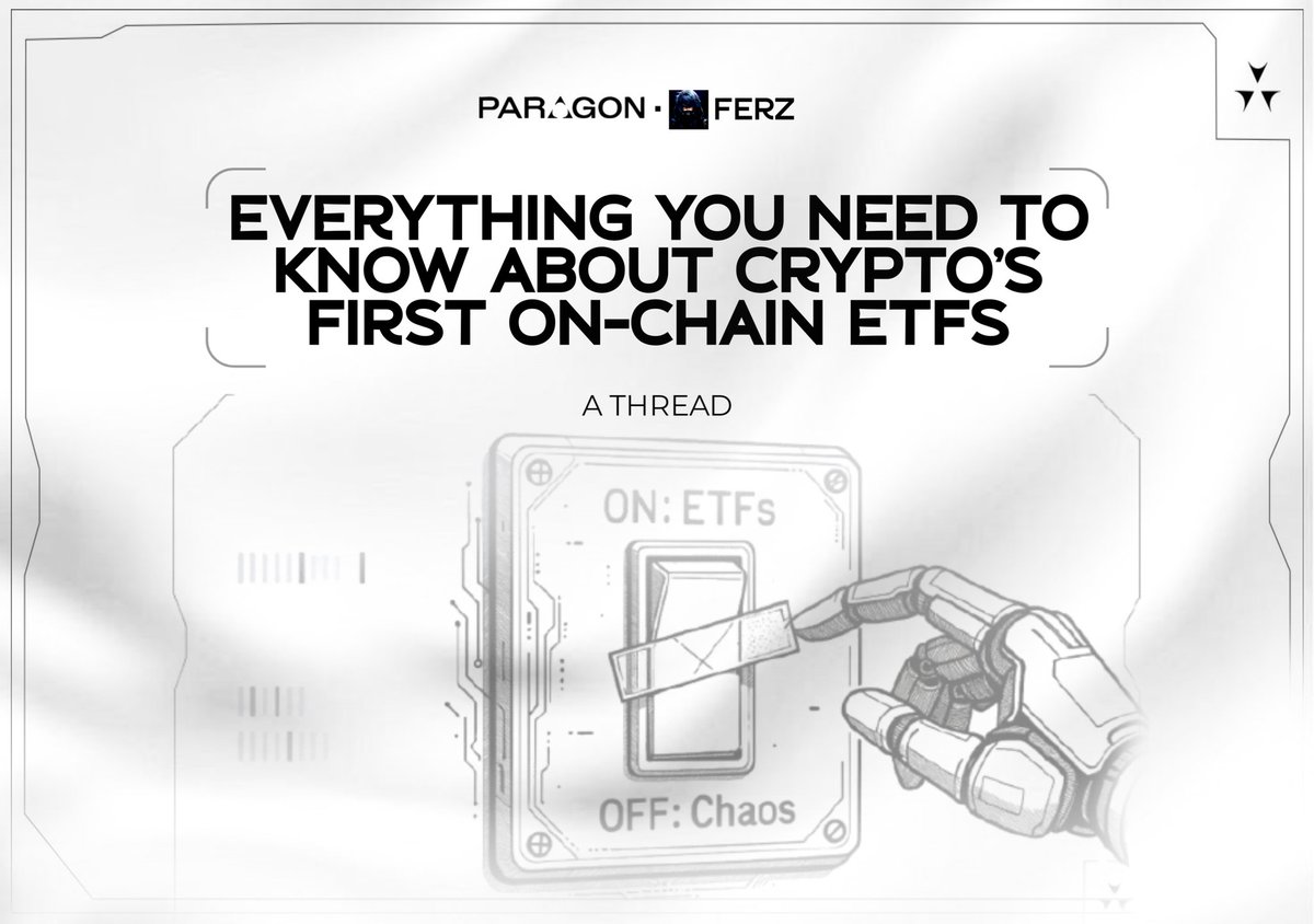 in the next 7 minutes, I'll show you why token liquidity is one of the biggest scams in crypto 

and how <a href="/FindTheParagon/">Paragon</a> built the fix with the first true on-chain ETF-style products

let me blow your mind

🔻🧵