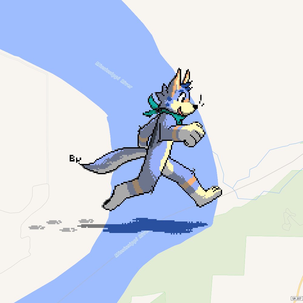 Jumping across the Mississippi