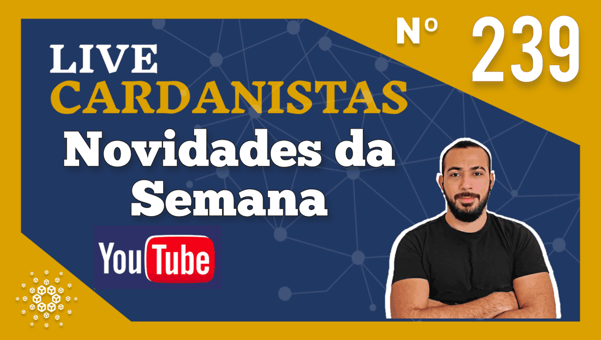 cardanistas's tweet photo. Cardanistas,
🚨 Atenção! Nossa live nº 239 será às 21h!
📢 Tema: Novidades da Semana + Perguntas e Respostas
📅 Domingo, 24/08/2025
⏰ Horário: 21h (UTC-3 - Horário Oficial de Brasília)
🔗 Link: https://t.co/NyKxxu7K5D
Não perca! Contamos com sua presença.
#PoolCards #Ada https://t.co/n4qWOJWskU