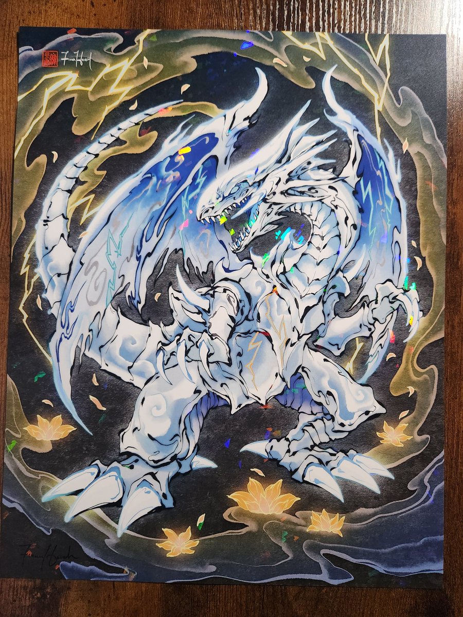 《AZURE DRACONIS》➡️ ANYC (@azureduelist107) on Twitter photo Beautiful Blue-Eyes art print by <a href="/Lunaurum/">Lunaurum 予安</a> ✨️ truly a majestic piece with a spiritual japanese scroll vibe Beautiful Blue-Eyes art print by <a href="/Lunaurum/">Lunaurum 予安</a> ✨️ truly a majestic piece with a spiritual japanese scroll vibe