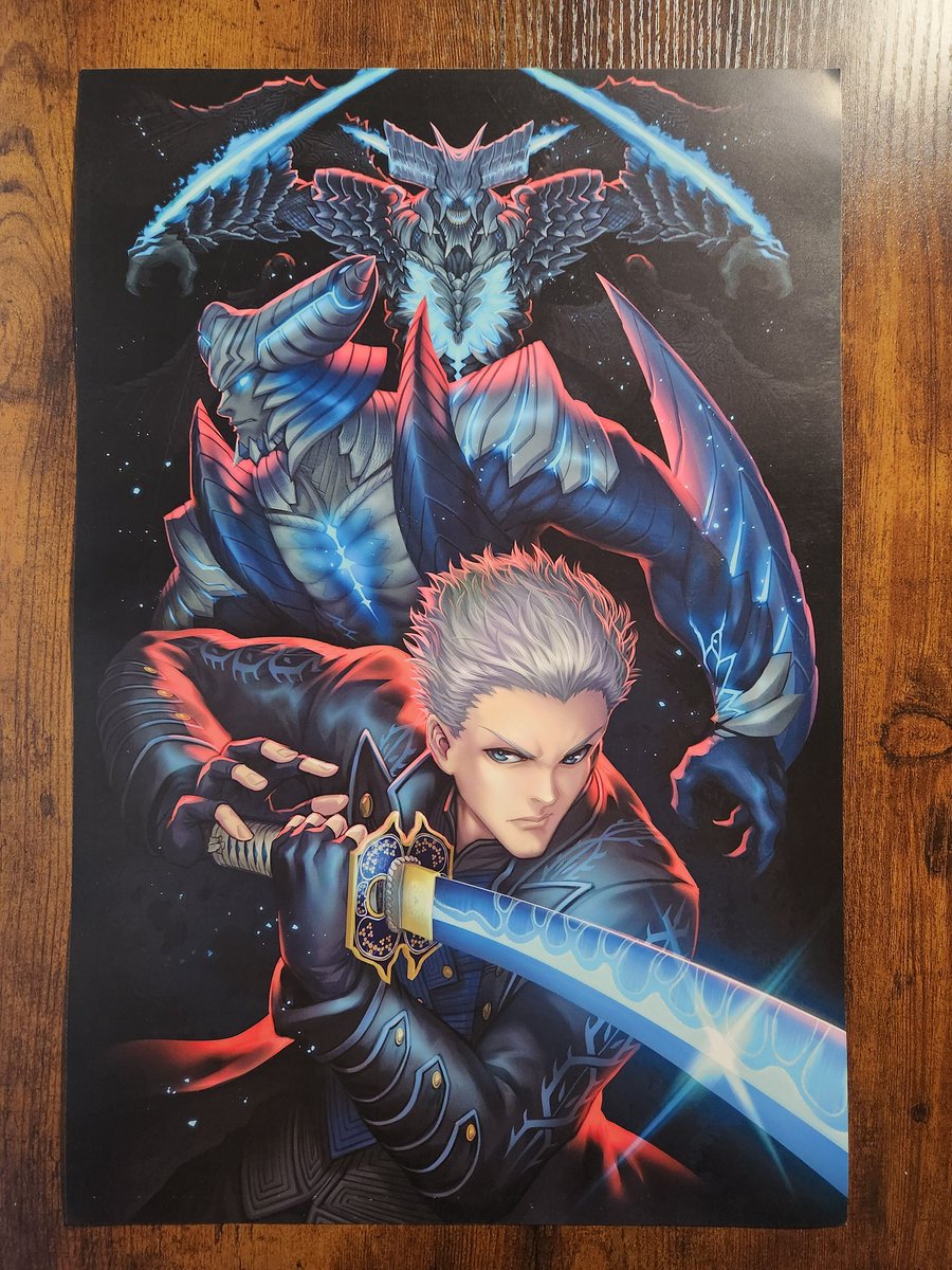 《AZURE DRACONIS》➡️ ANYC (@azureduelist107) on Twitter photo Badass art prints from <a href="/Quirkiliciouss/">Drake Tsui</a>. Had to get the Sons of Sparda and the aura farmer himself 👌🏻 Badass art prints from <a href="/Quirkiliciouss/">Drake Tsui</a>. Had to get the Sons of Sparda and the aura farmer himself 👌🏻