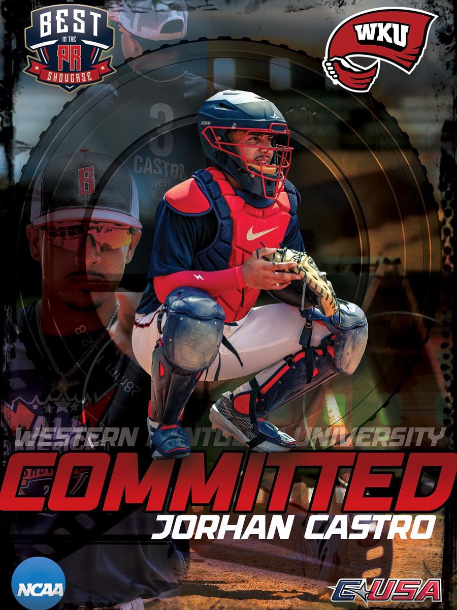 Congrats to the catcher 2026 Jorhan Castro on his committed to <a href="/WKUBaseballCamp/">WKU Baseball Camps</a>