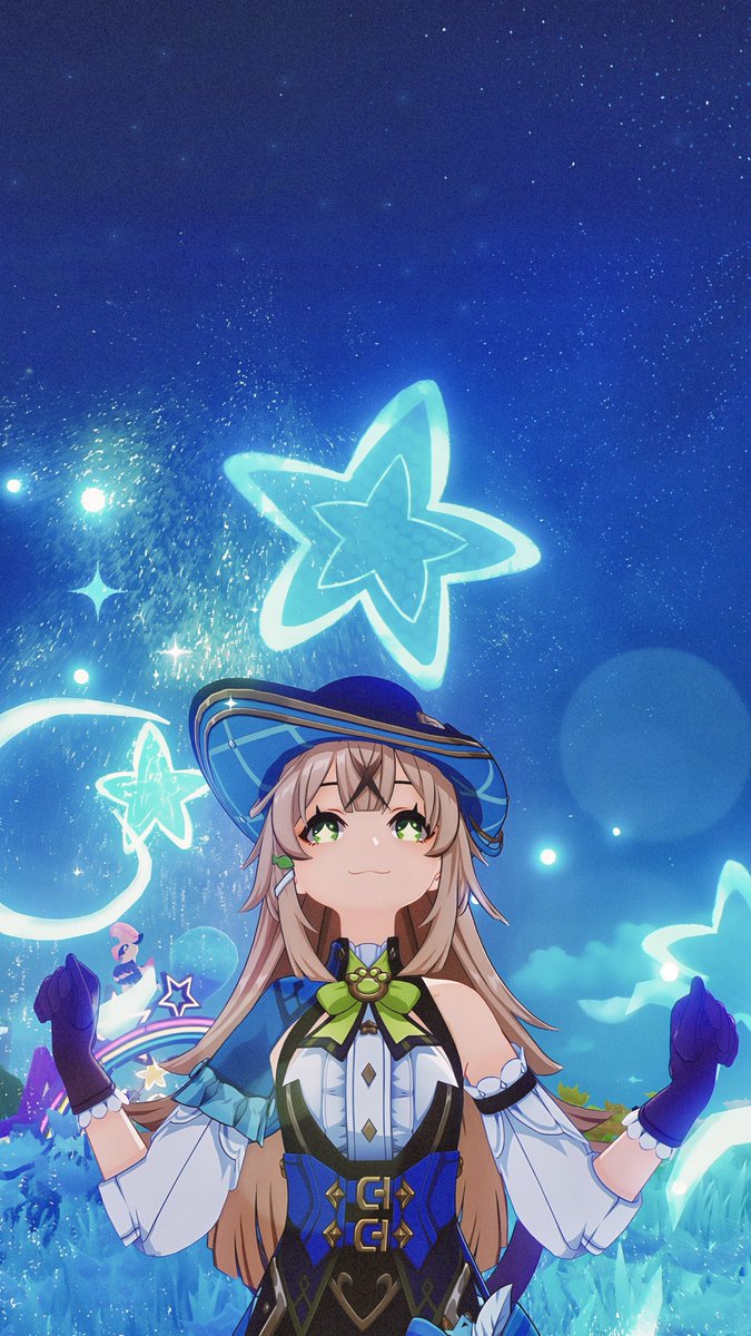 「わぁ！すっごく大きなお星様～！」
#Kirara #綺良々 #原神写真部